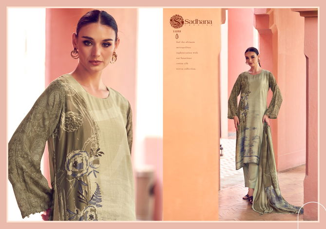 Liyanaa By Sadhana Musline Silk Dress Material Wholesale Shop In Surat